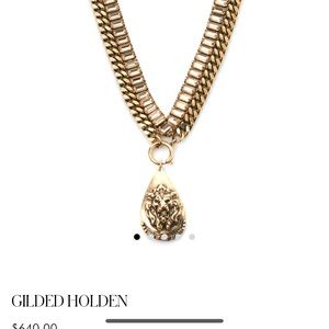 Gilded Holden Dylanlex Necklace Chain Crystals Gold MSRP $640

Sold out